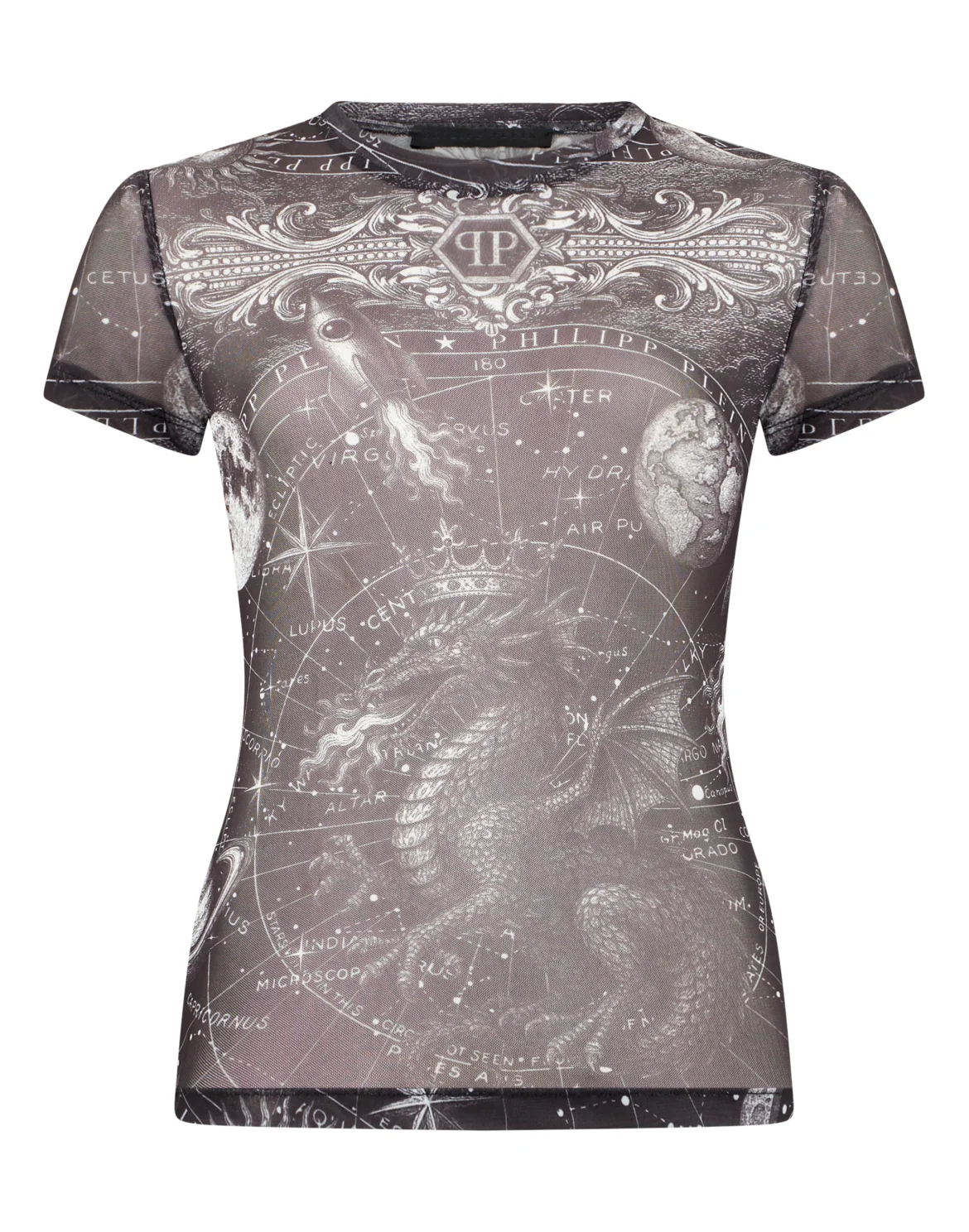 Tulle Sexy Pure Fit T-Shirt Zodiac, цвет: Черный