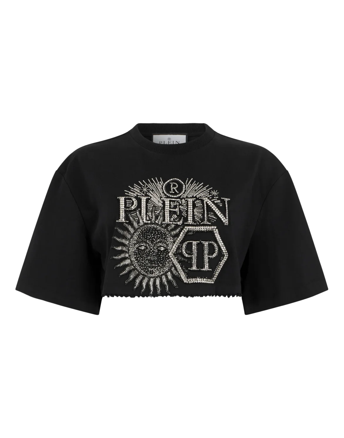 Cropped T-Shirt Zodiac, цвет: Черный