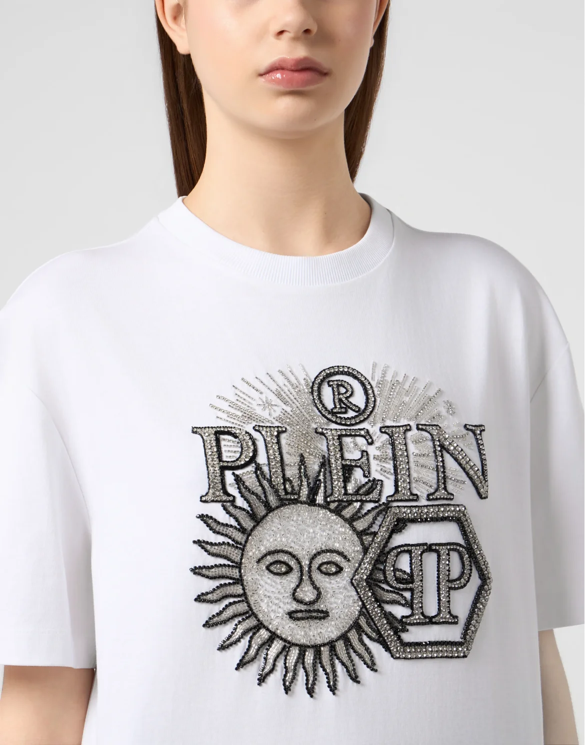 Man Fit T-Shirt Sun Zodiac, цвет: Белый