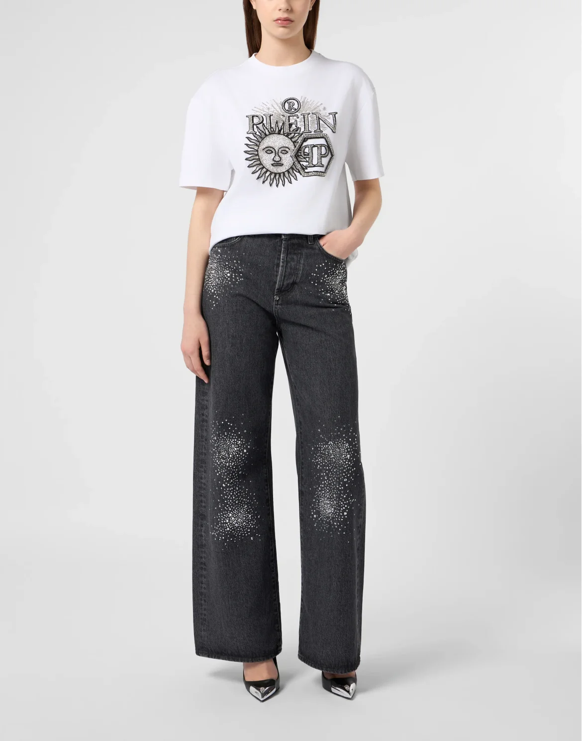 Man Fit T-Shirt Sun Zodiac, цвет: Белый