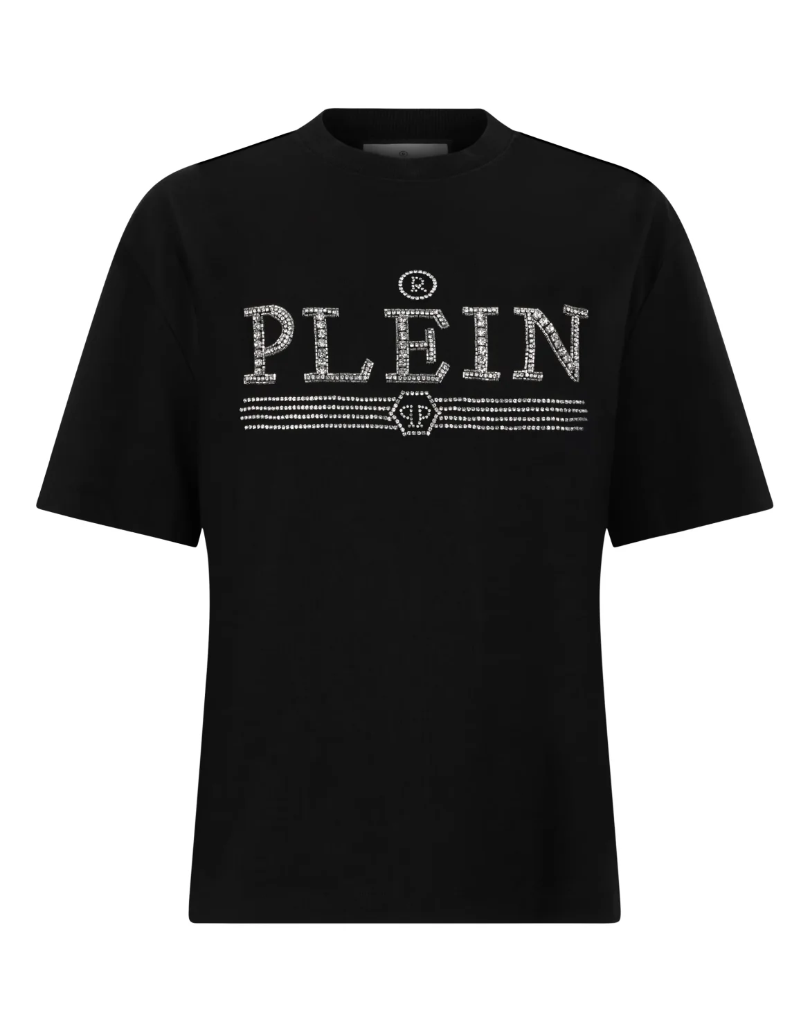 Man Fit T-Shirt Plein Logo, цвет: Черный