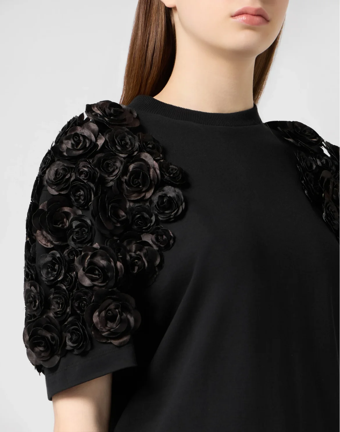 Man Fit T-Shirt Roses, цвет: Черный