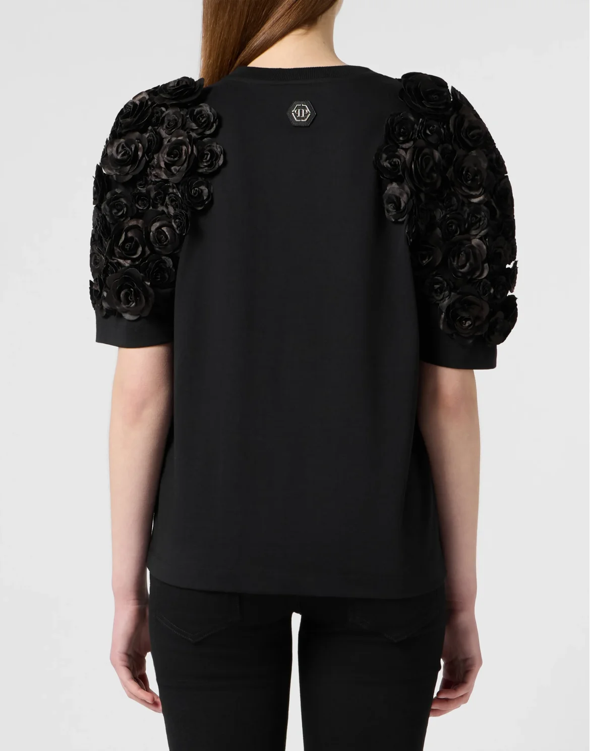 Man Fit T-Shirt Roses, цвет: Черный