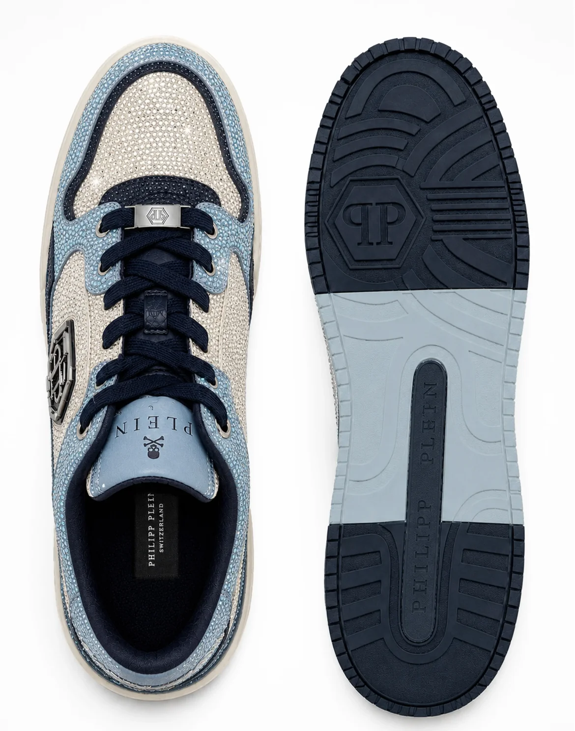 LOW TOP PREDATOR V2 STRASS, цвет: Голубой