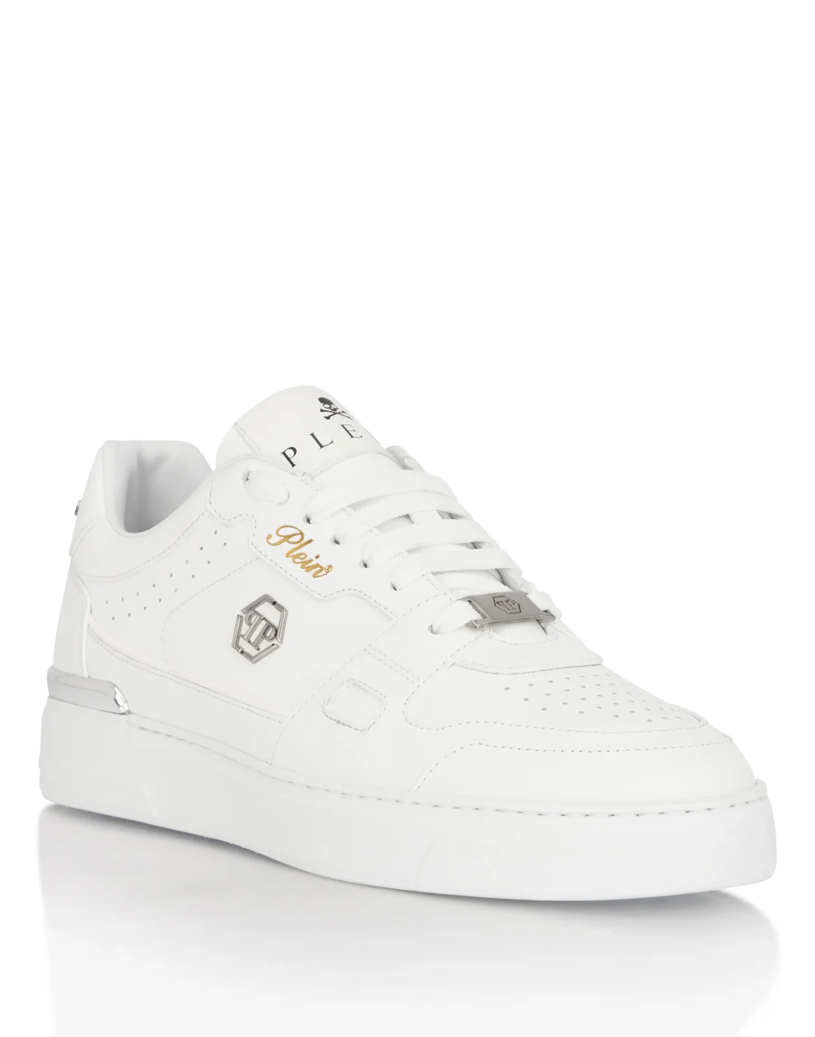 Low-Top Sneakers Mix Nappa, цвет: Белый
