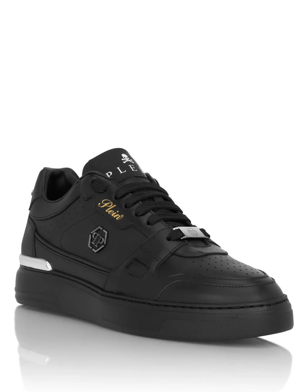 Low-Top Sneakers Mix Nappa, цвет: Черный