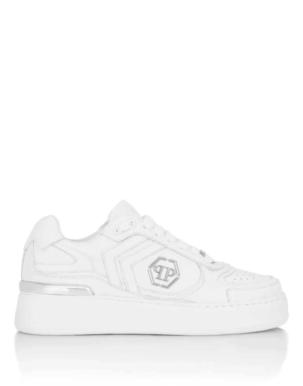 Low-Top PIT-$TOP Deer Print Leather, цвет: Белый