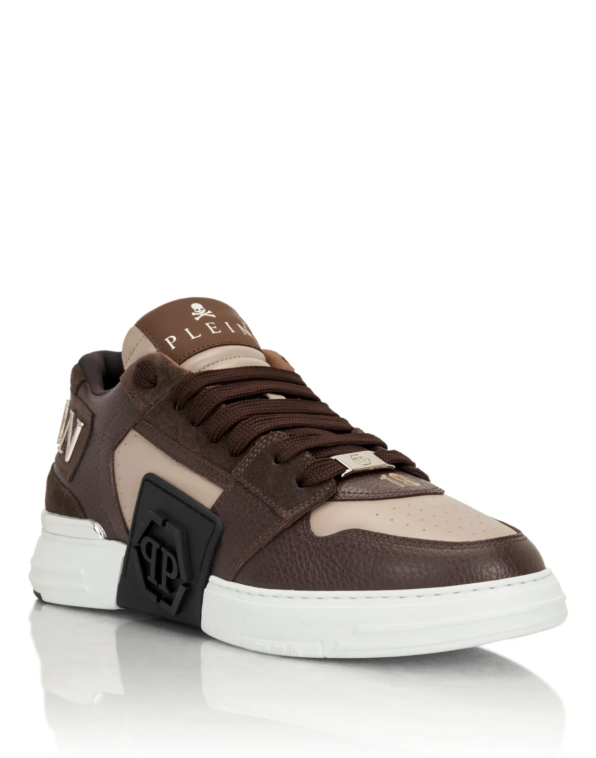 Low-Top PHANTOM KICK$ Mix Leather, цвет: Коричневый