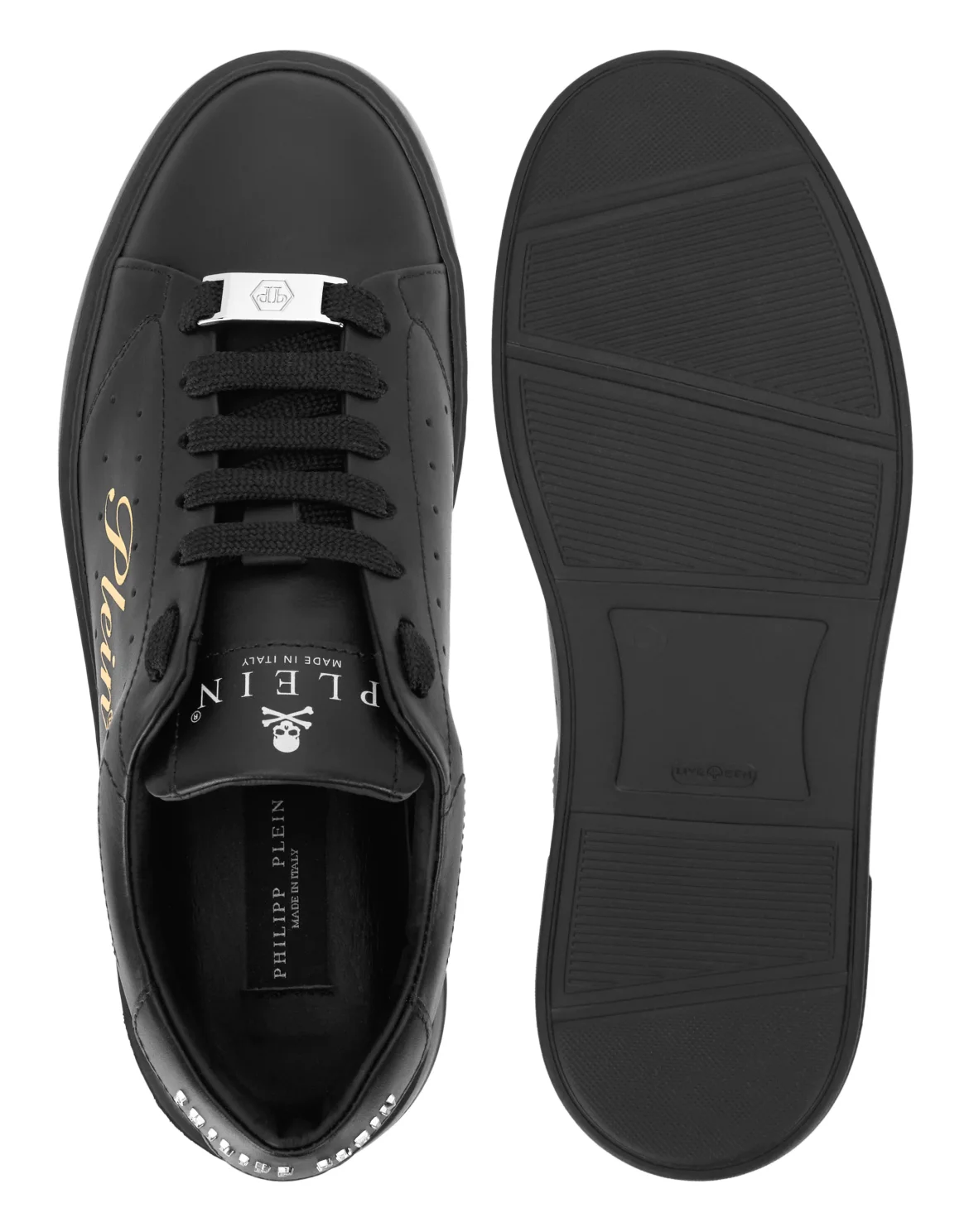 Low-Top Sneakers Signature, цвет: Черный