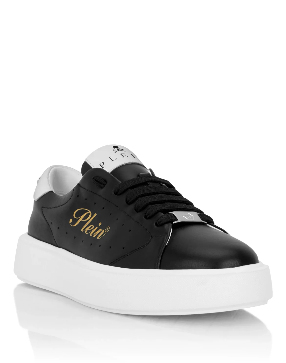 Low-Top Sneakers Signature, цвет: Черный