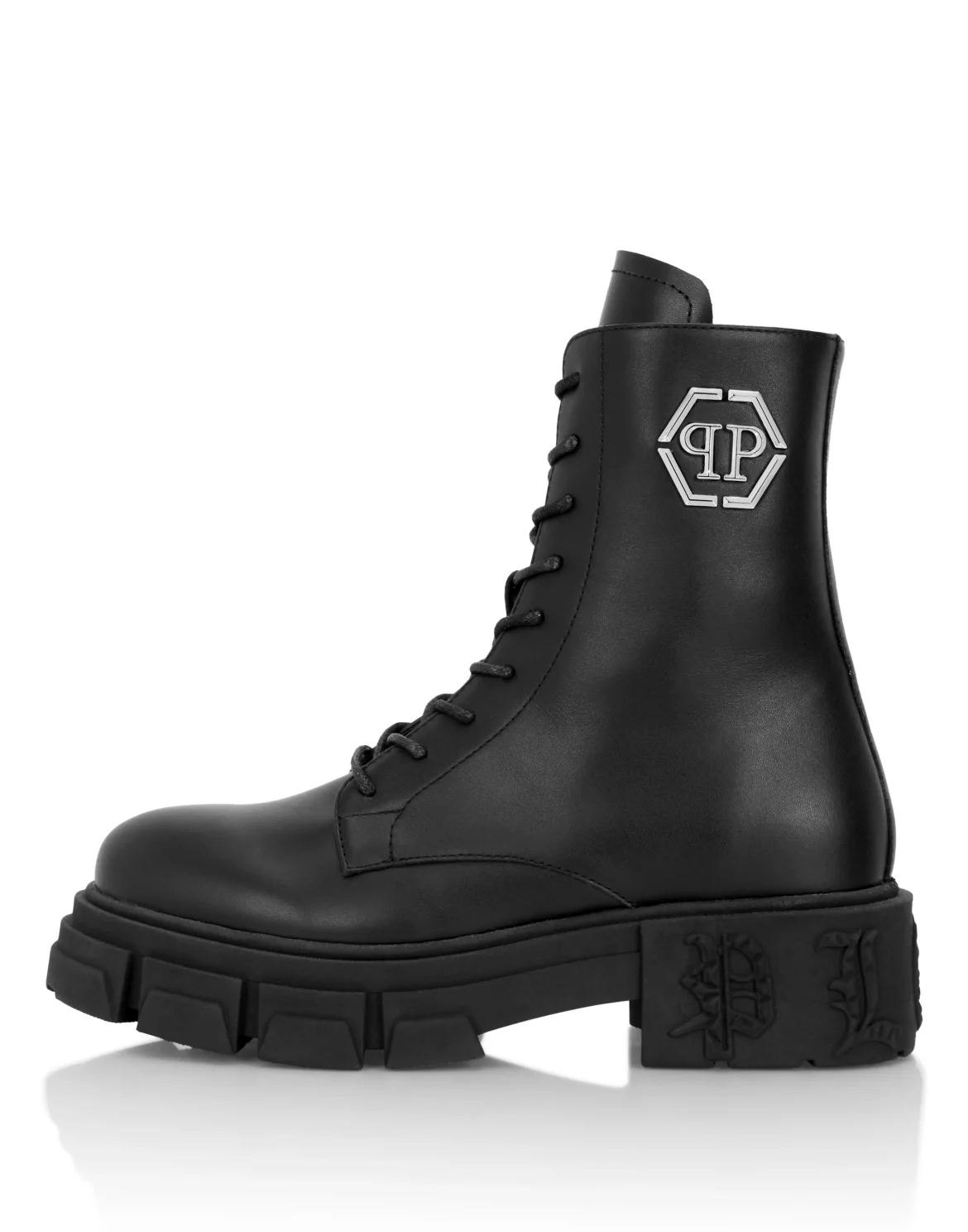 Lace-Up Boots Gothic Plein, цвет: Черный