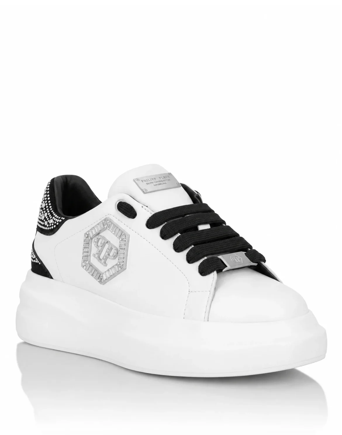 Low-Top Sneakers Megastar Strass, цвет: Белый