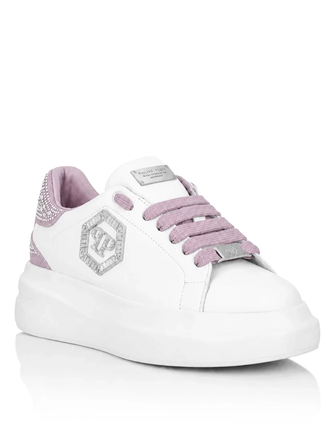 Low-Top Sneakers Megastar Strass, цвет: Белый