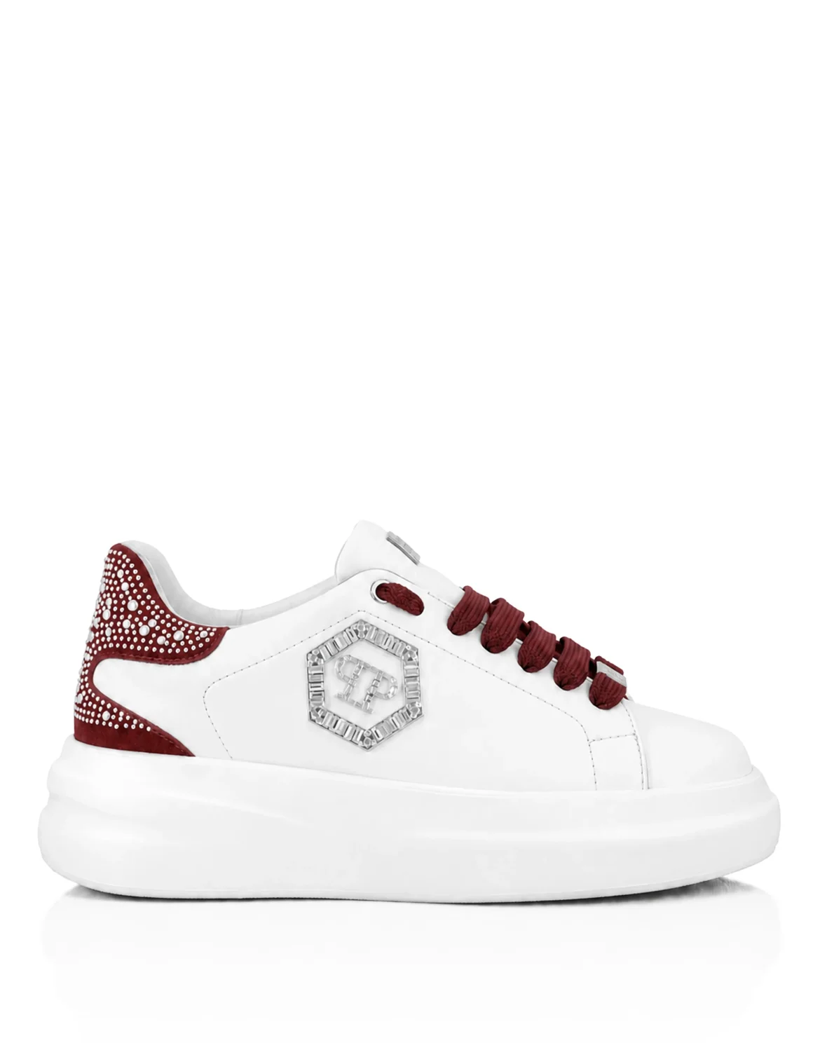 Low-Top Sneakers Megastar Strass, цвет: Белый