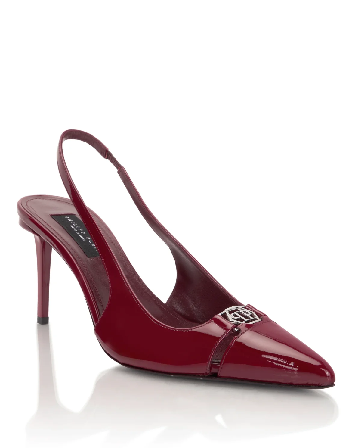 Patent Leather Slingback Hi-Heels 9, цвет: Красный