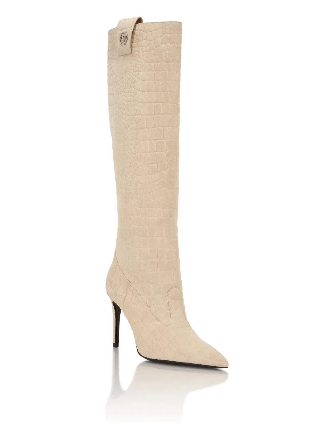 Hi-Heels High Boots Cocco 9, цвет: Бежевый