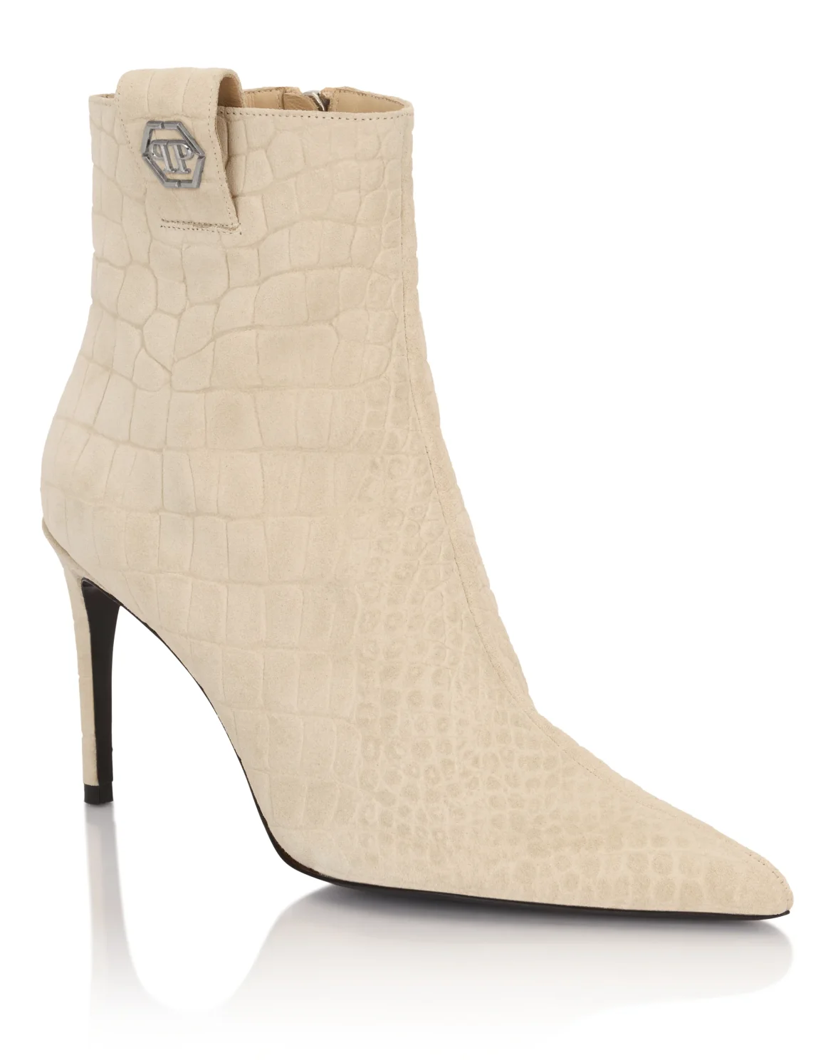 Hi-Heels Ankle Boots Cocco 9, цвет: Бежевый
