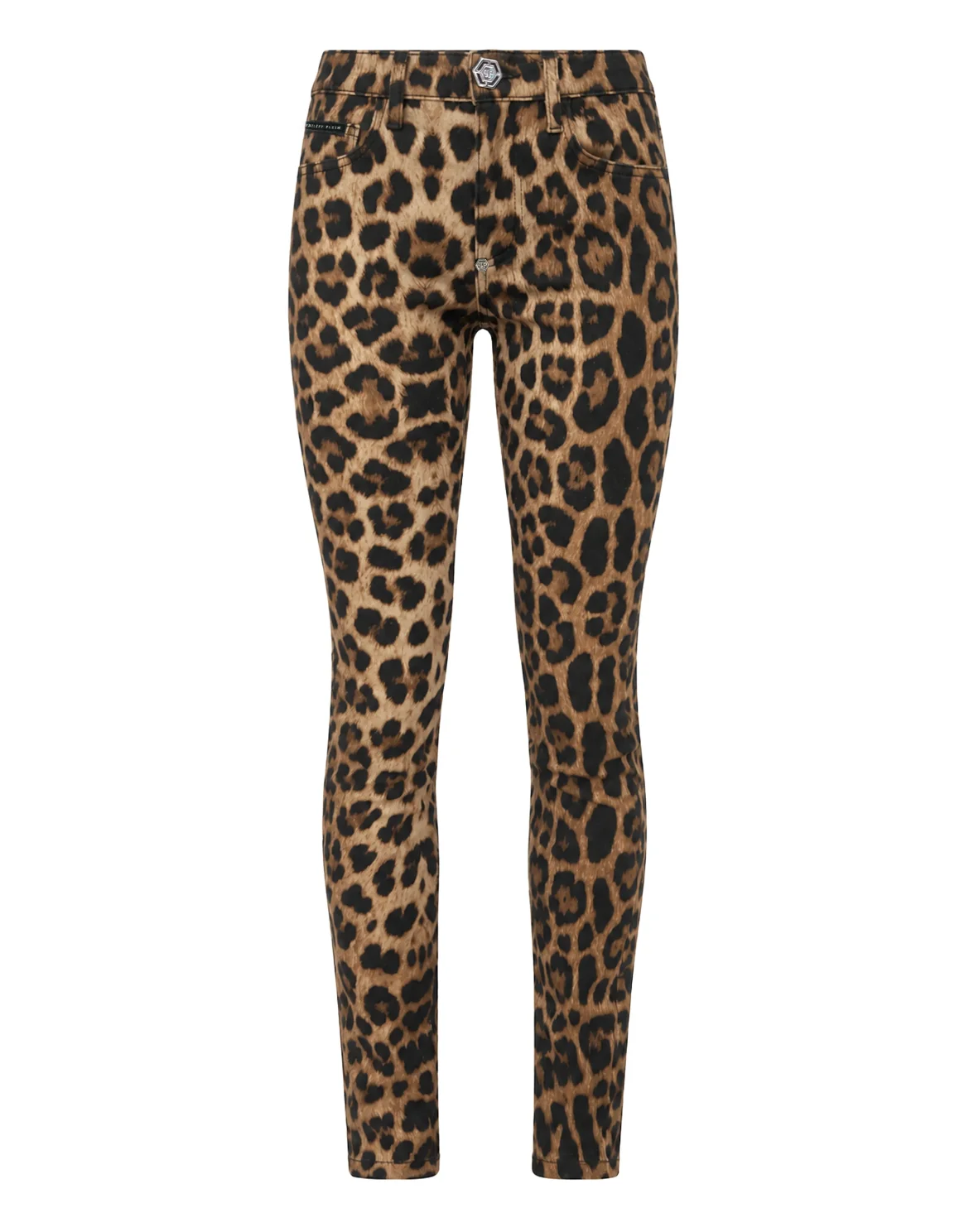 Leopard Slim Fit Jeans, цвет: Леопард