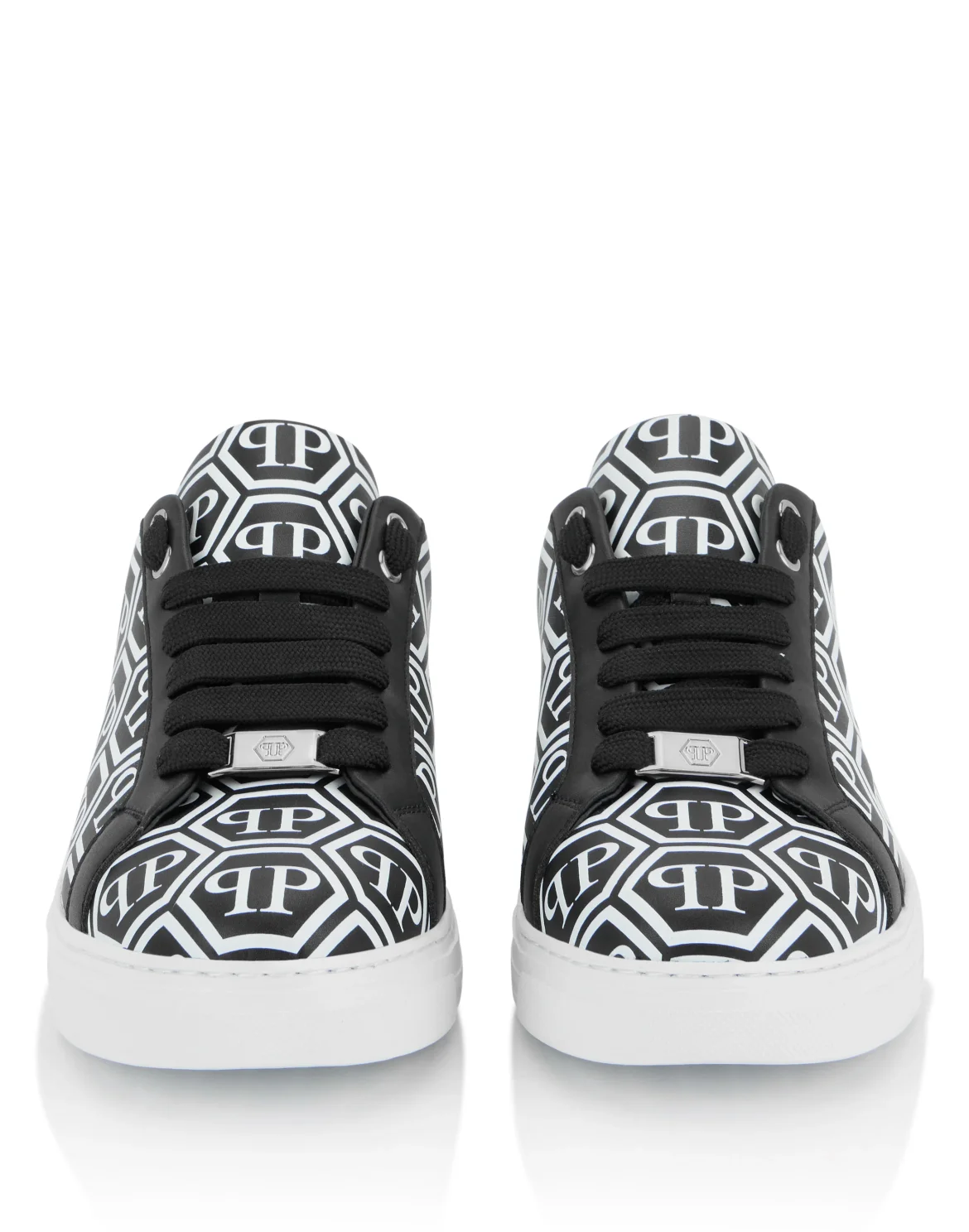 Nappa Leather Low Top Sneakers Big Monogram, цвет: Черный