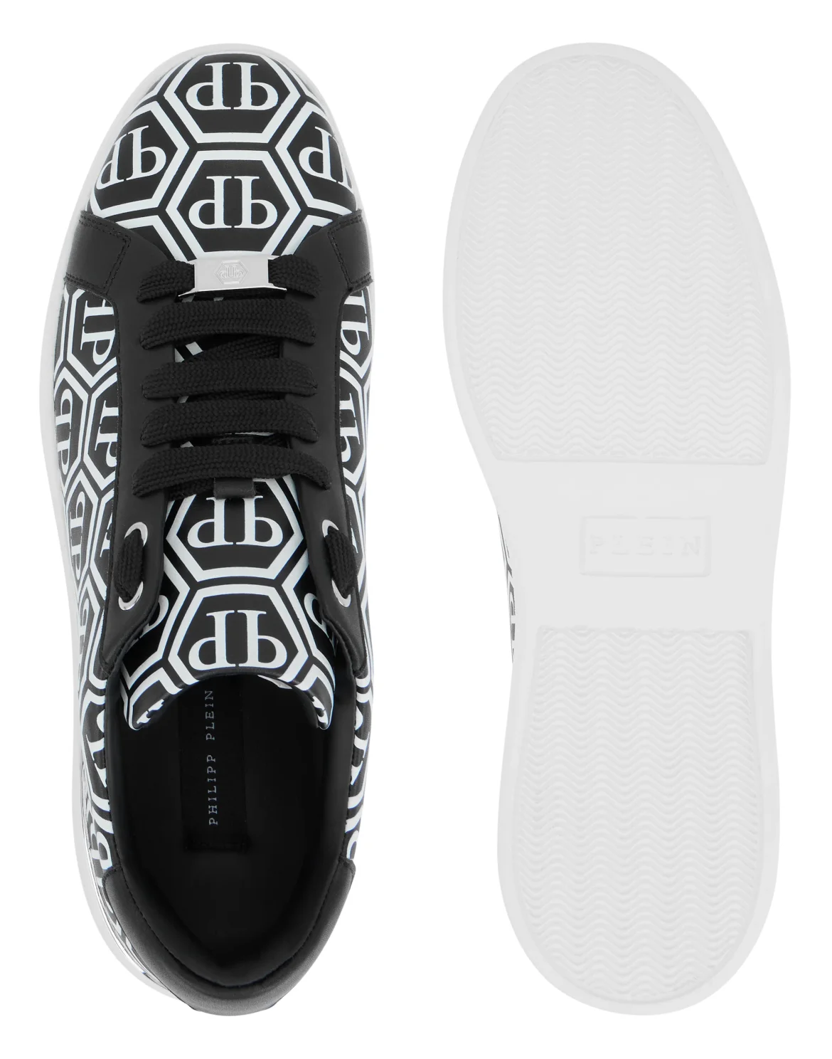Nappa Leather Low Top Sneakers Big Monogram, цвет: Черный