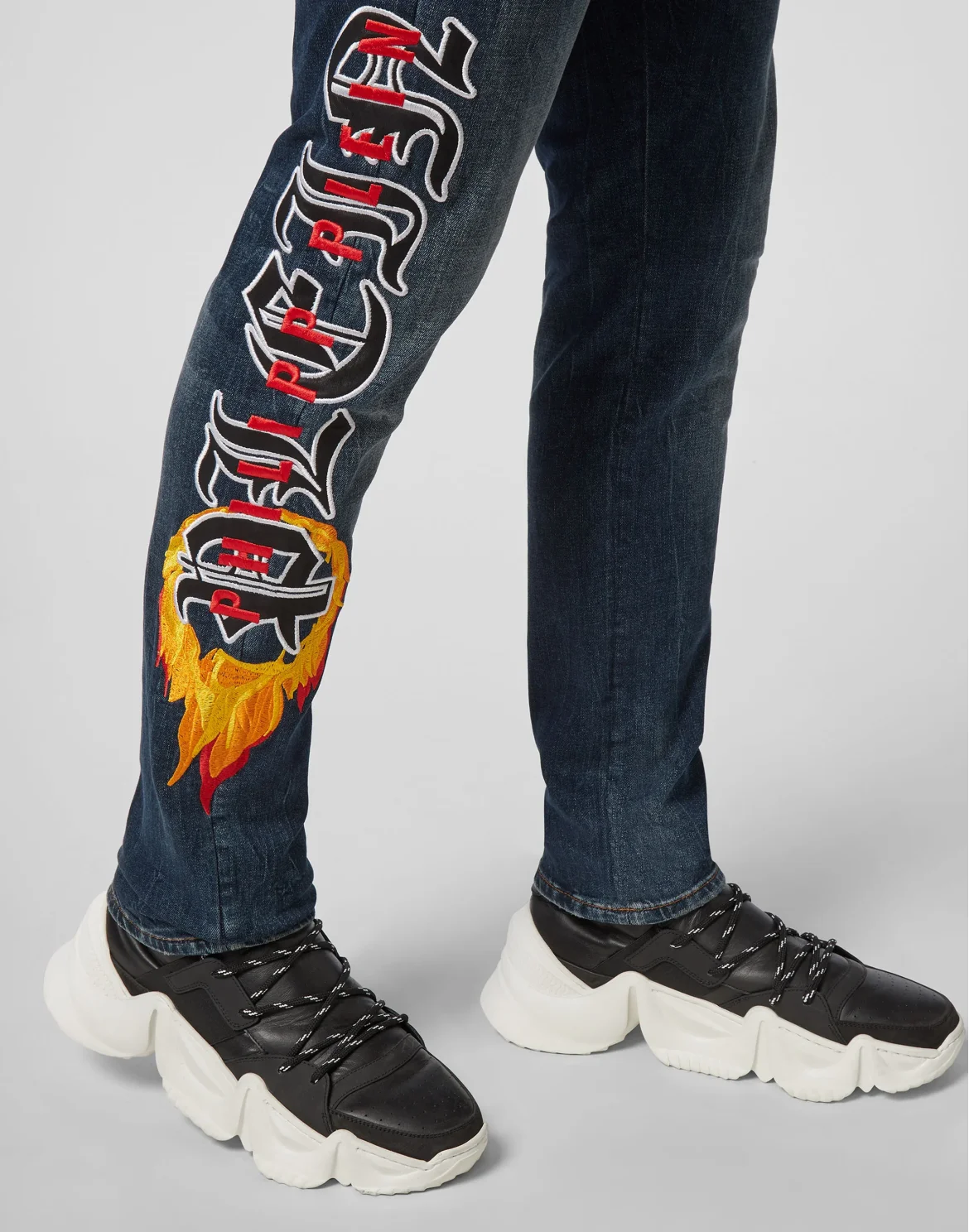 Straight Supreme Gothic Plein, цвет: Синий
