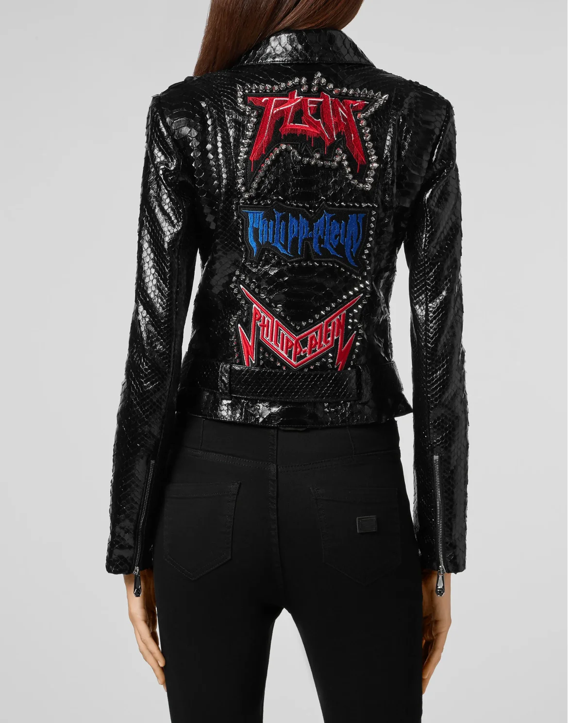 Leather Biker Rock PP, цвет: Черный