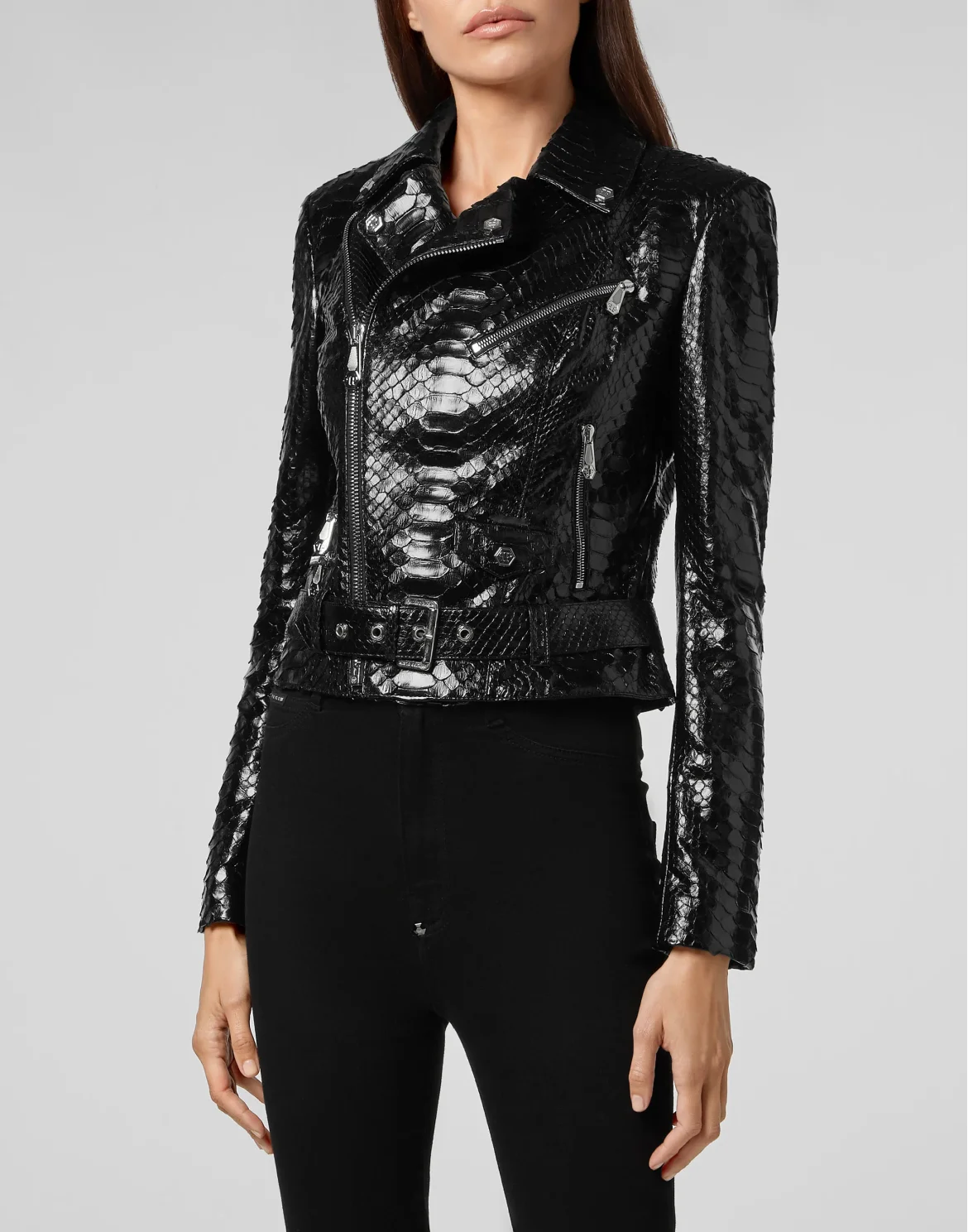 Leather Biker Rock PP, цвет: Черный