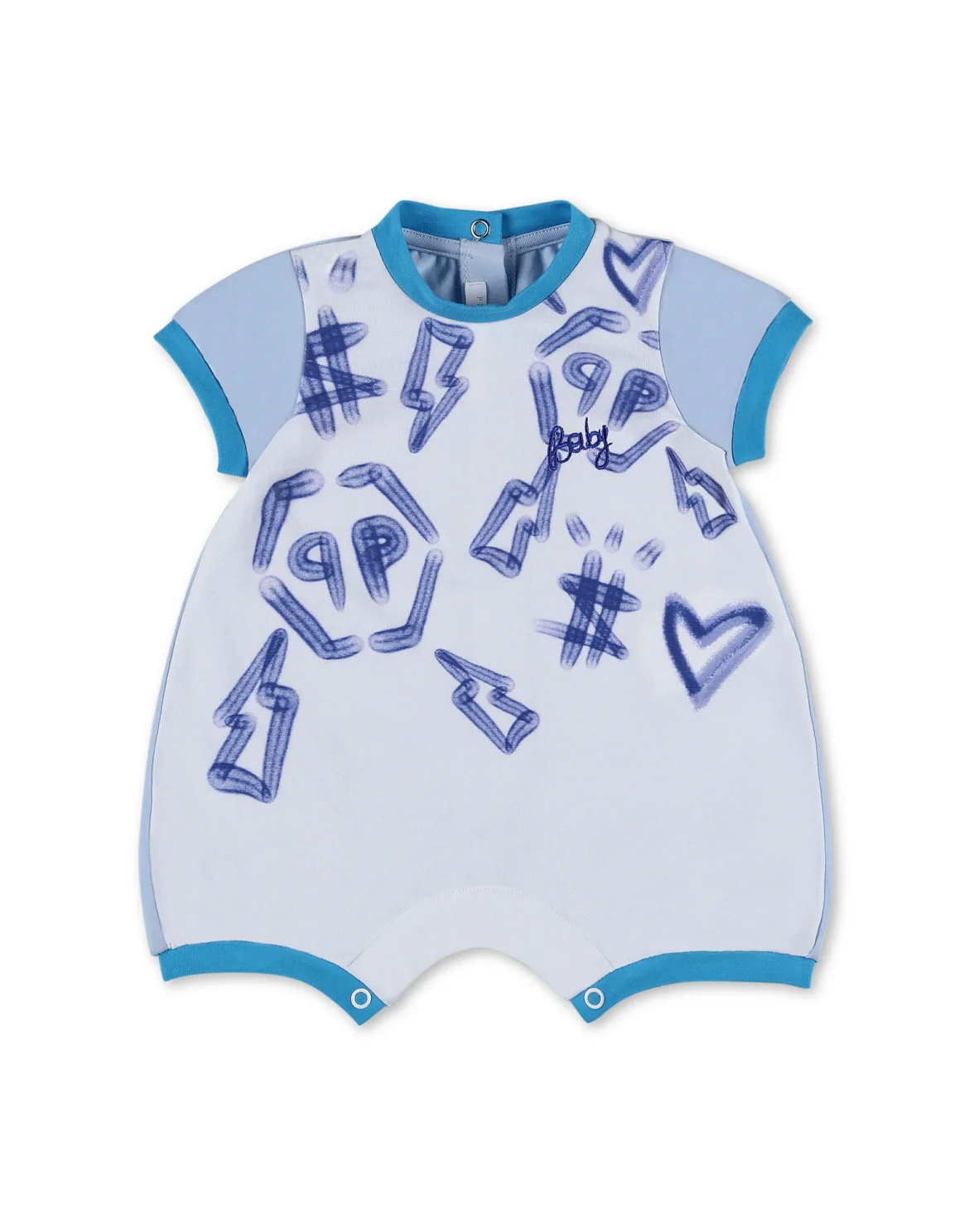 Rompers Monogram, цвет: Голубой