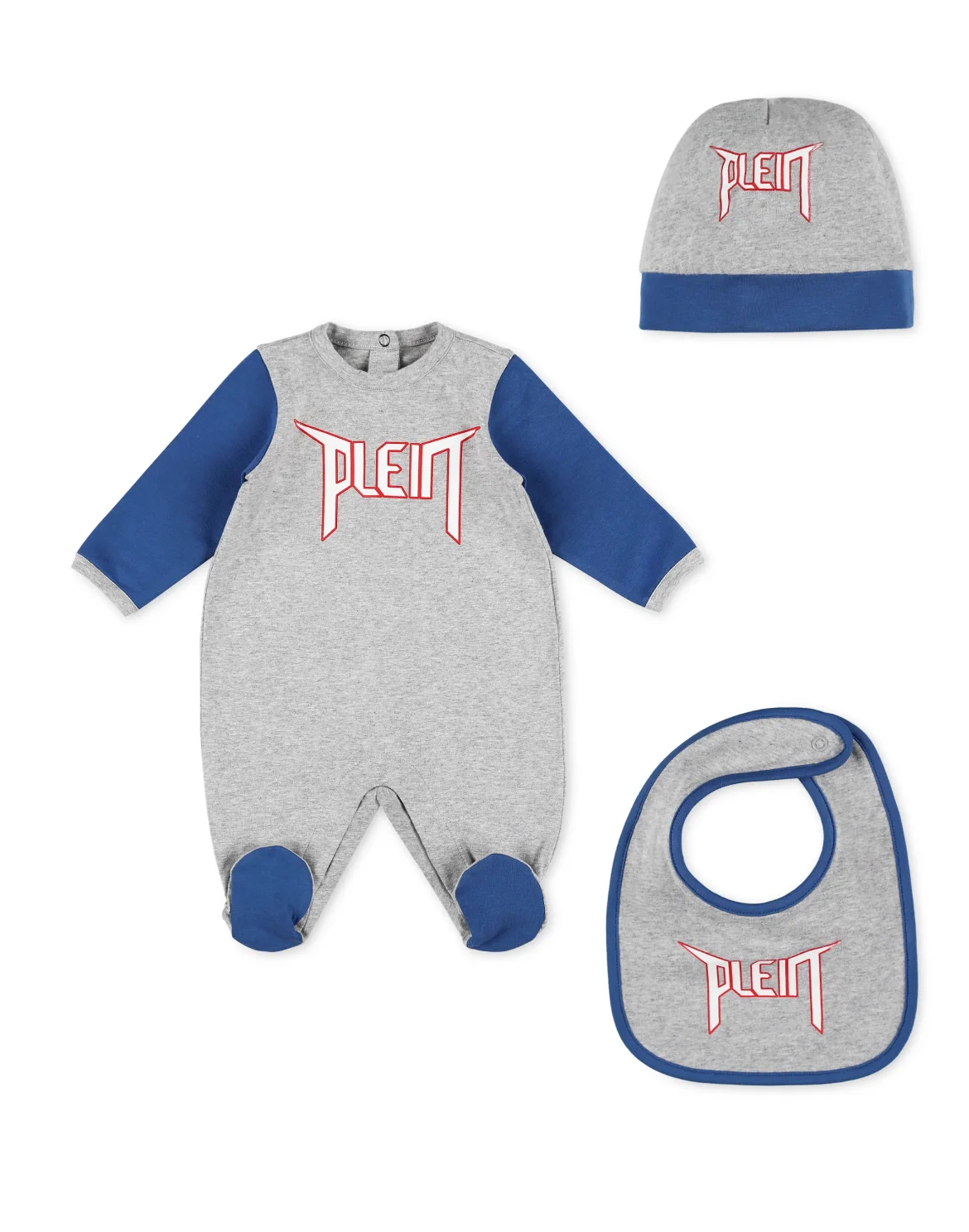 Body/Bonnet/Bib Iconic Plein, цвет: Серый