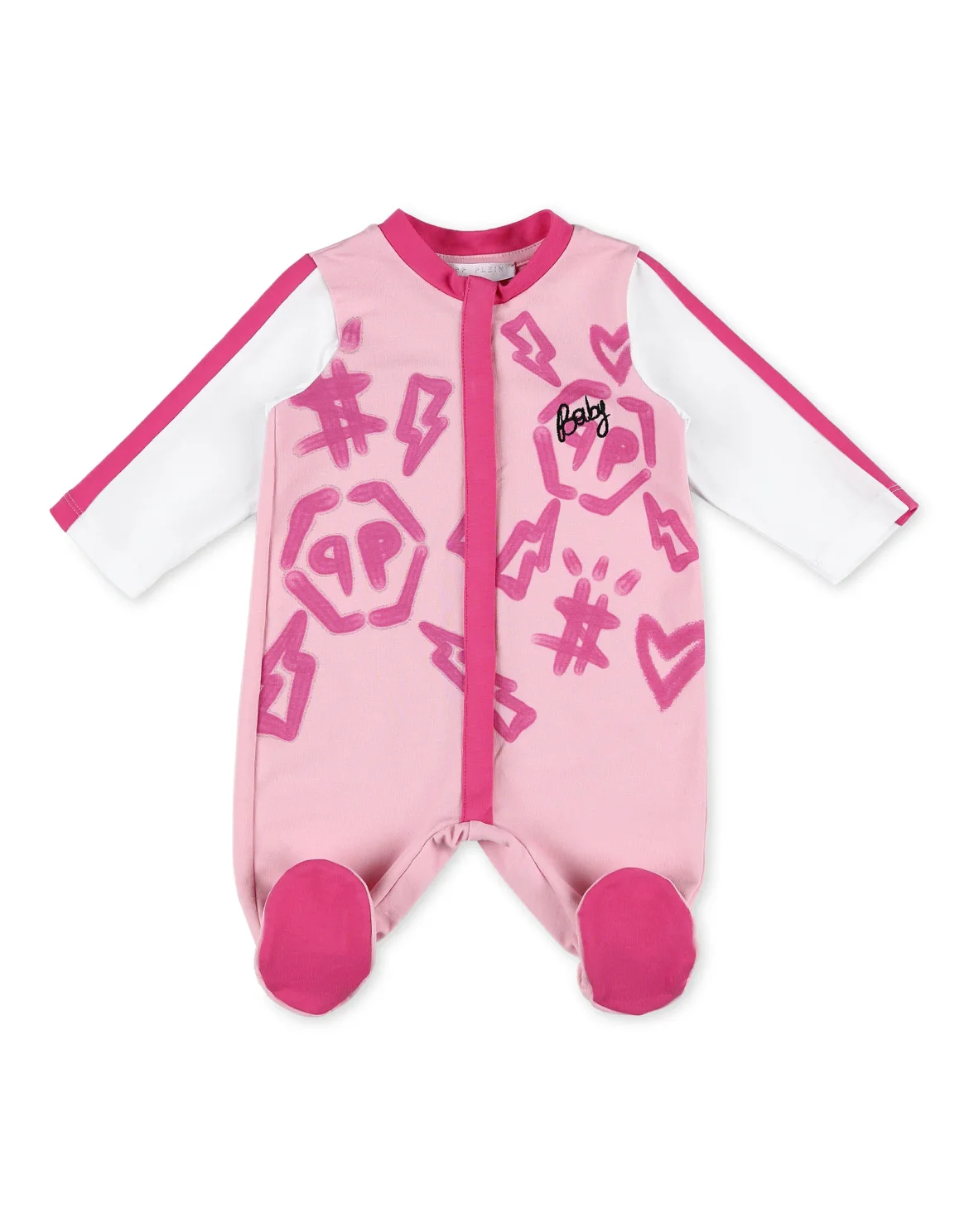 Body/Bonnet/Bib Monogram, цвет: Розовый