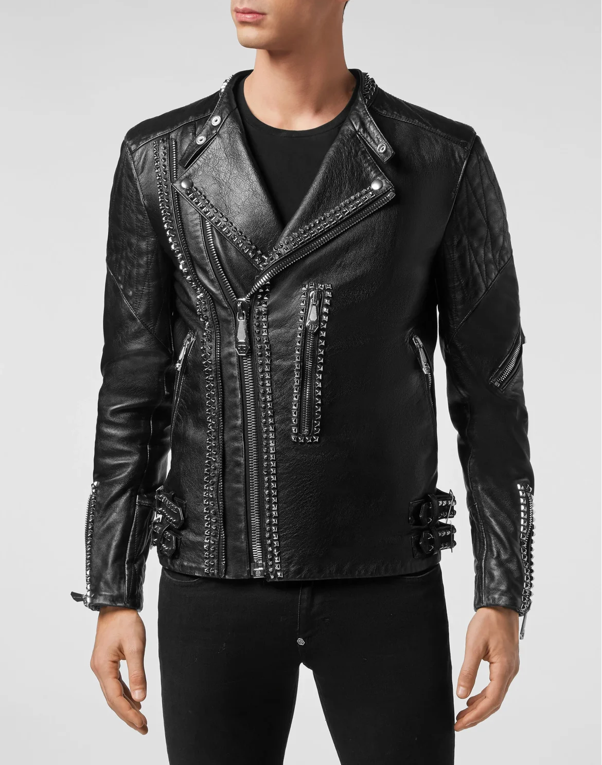 Leather Biker Studs, цвет: Черный