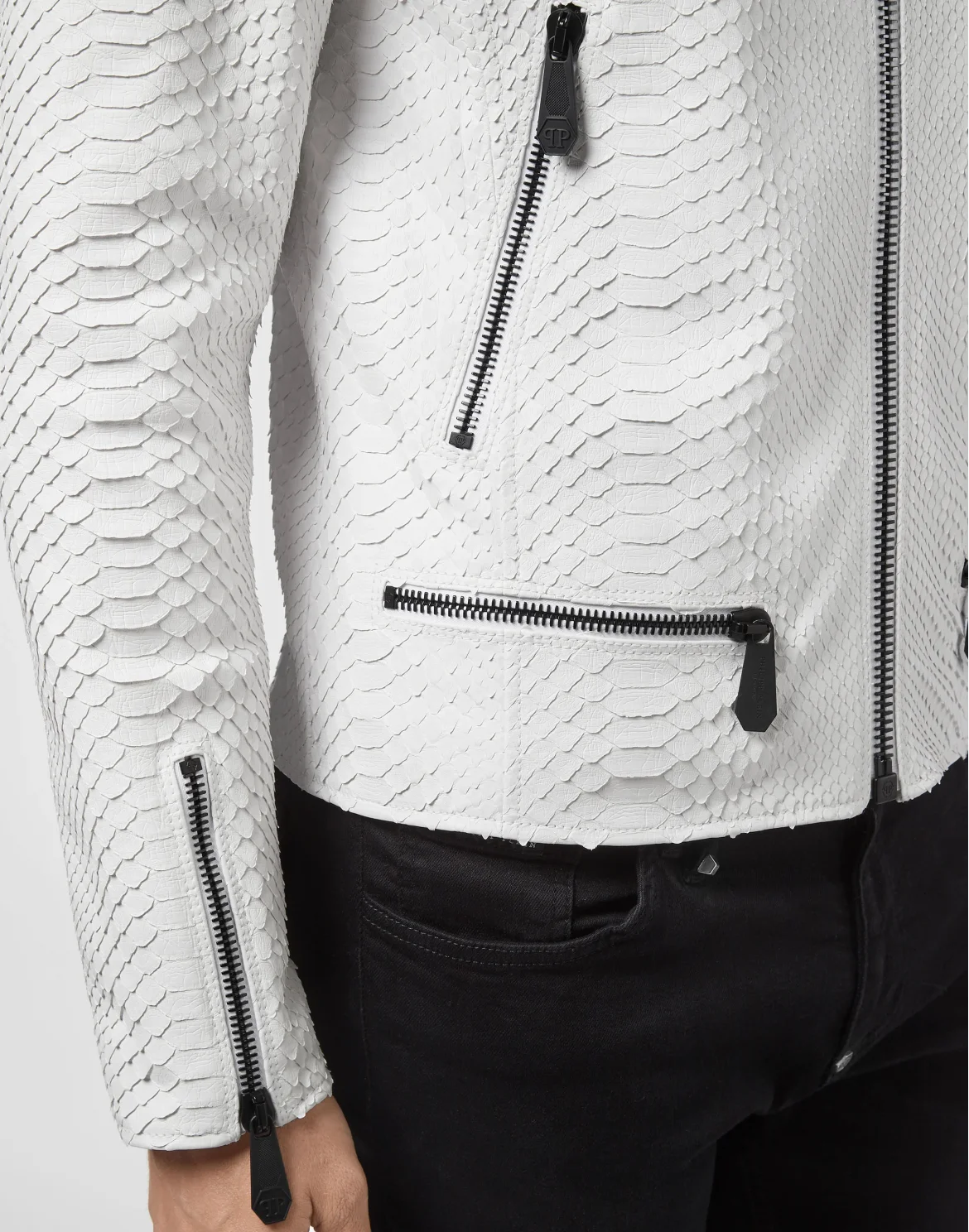 Leather Jacket Luxury, цвет: Белый