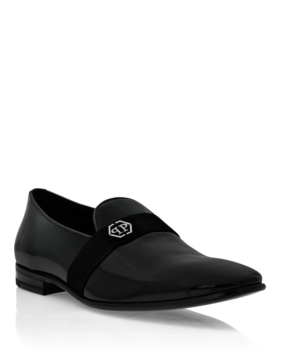 Patent leather Loafers Hexagon, цвет: Черный