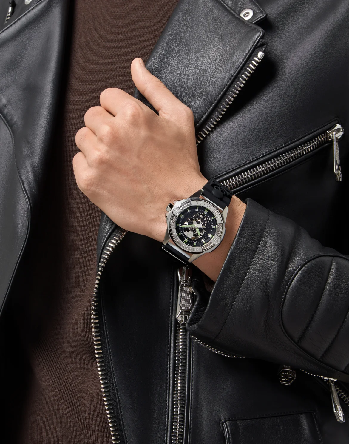THE $KULL TITAN SILVER Watch, цвет: Серебристый