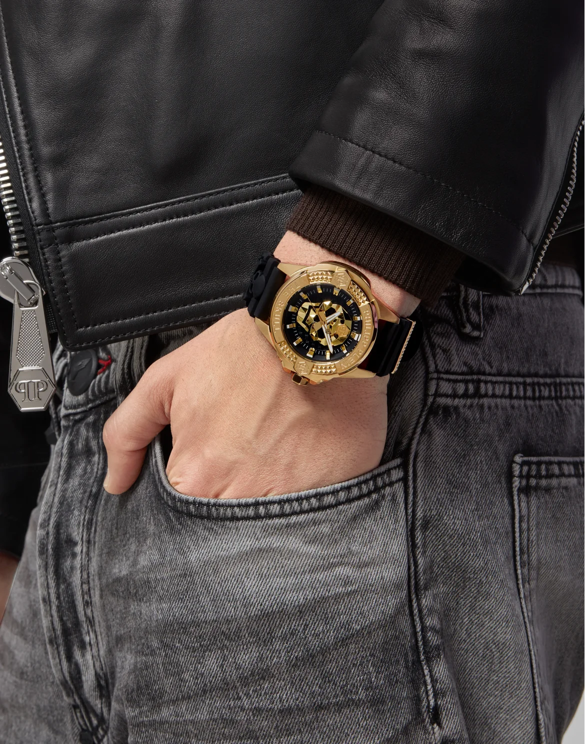 THE $KULL TITAN GOLD Watch, цвет: Золотой