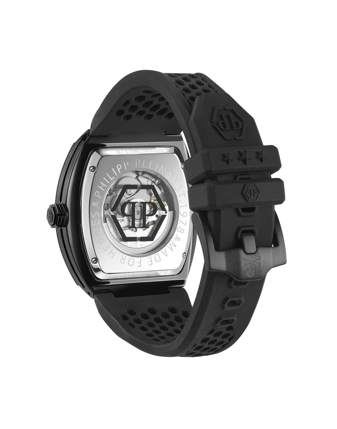 THE $KELETON Rainbow Watch with Crystals, цвет: Черный
