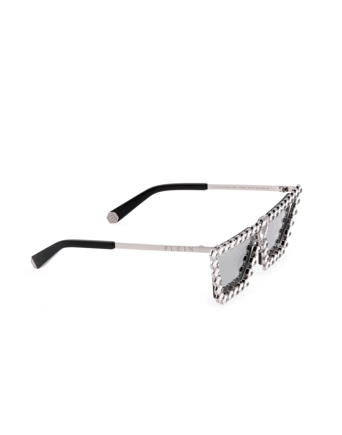 Sunglasses PLEIN CRYSTAL LUSH with Crystals, цвет: Серебристый