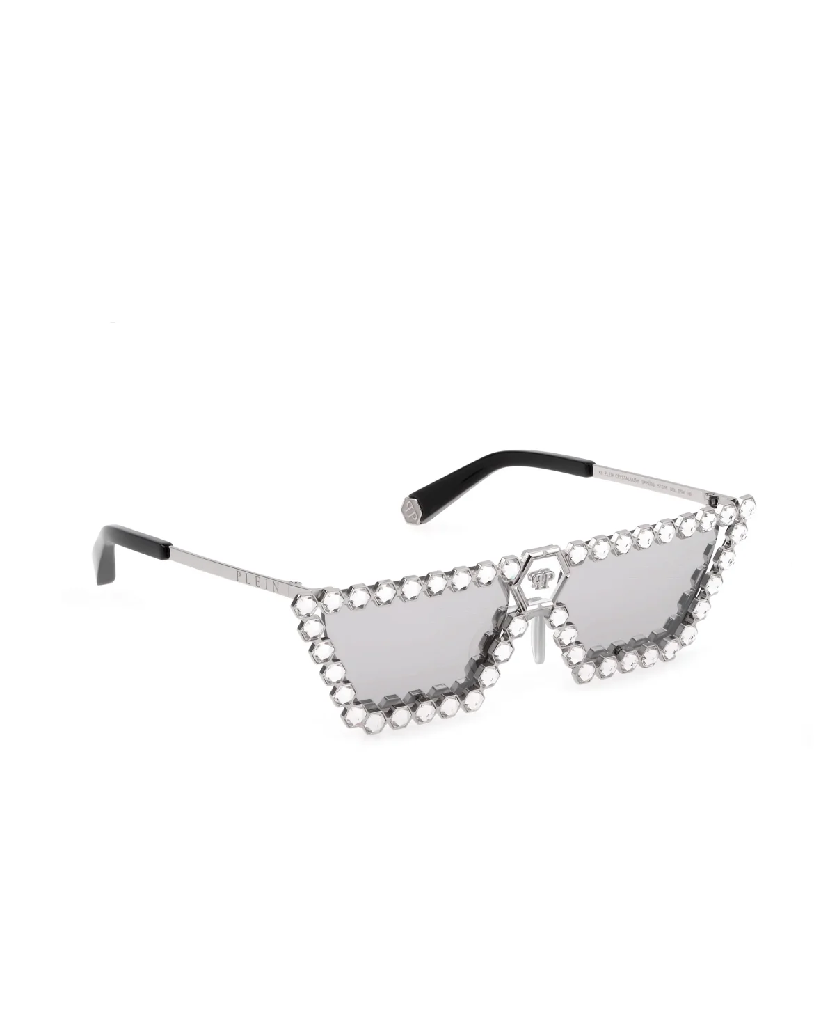 Sunglasses PLEIN CRYSTAL LUSH with Crystals, цвет: Серебристый