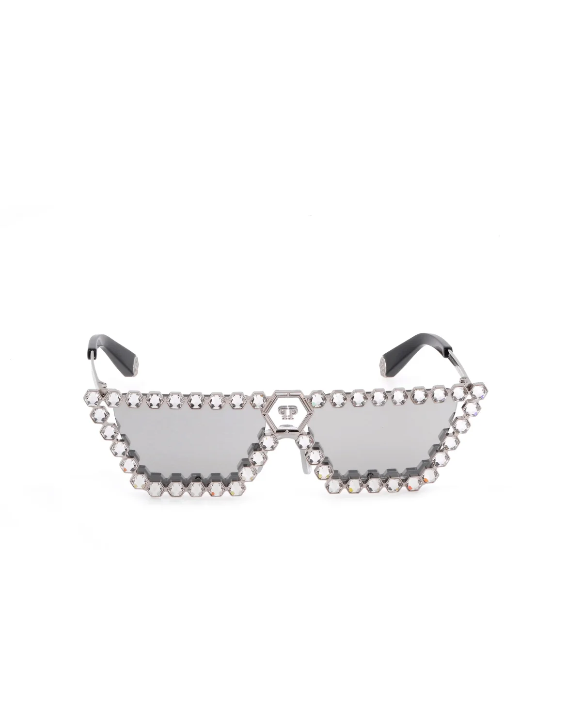 Sunglasses PLEIN CRYSTAL LUSH with Crystals, цвет: Серебристый