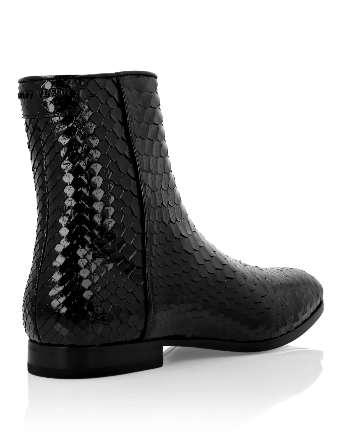 Python Print Boots Lo-Heels Mid, цвет: Черный