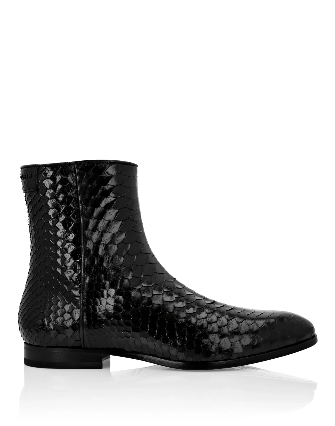 Python Print Boots Lo-Heels Mid, цвет: Черный