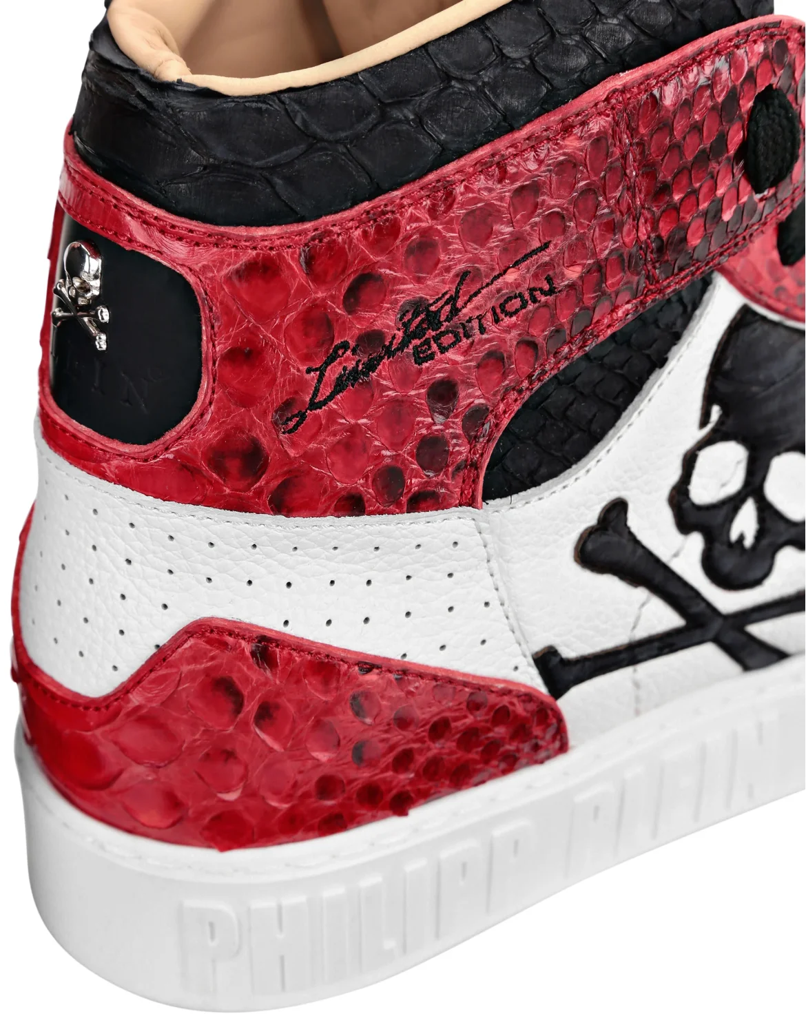 HI-TOP SNEAKERS NOTORIOUS PYTHON SKULL, цвет: Белый