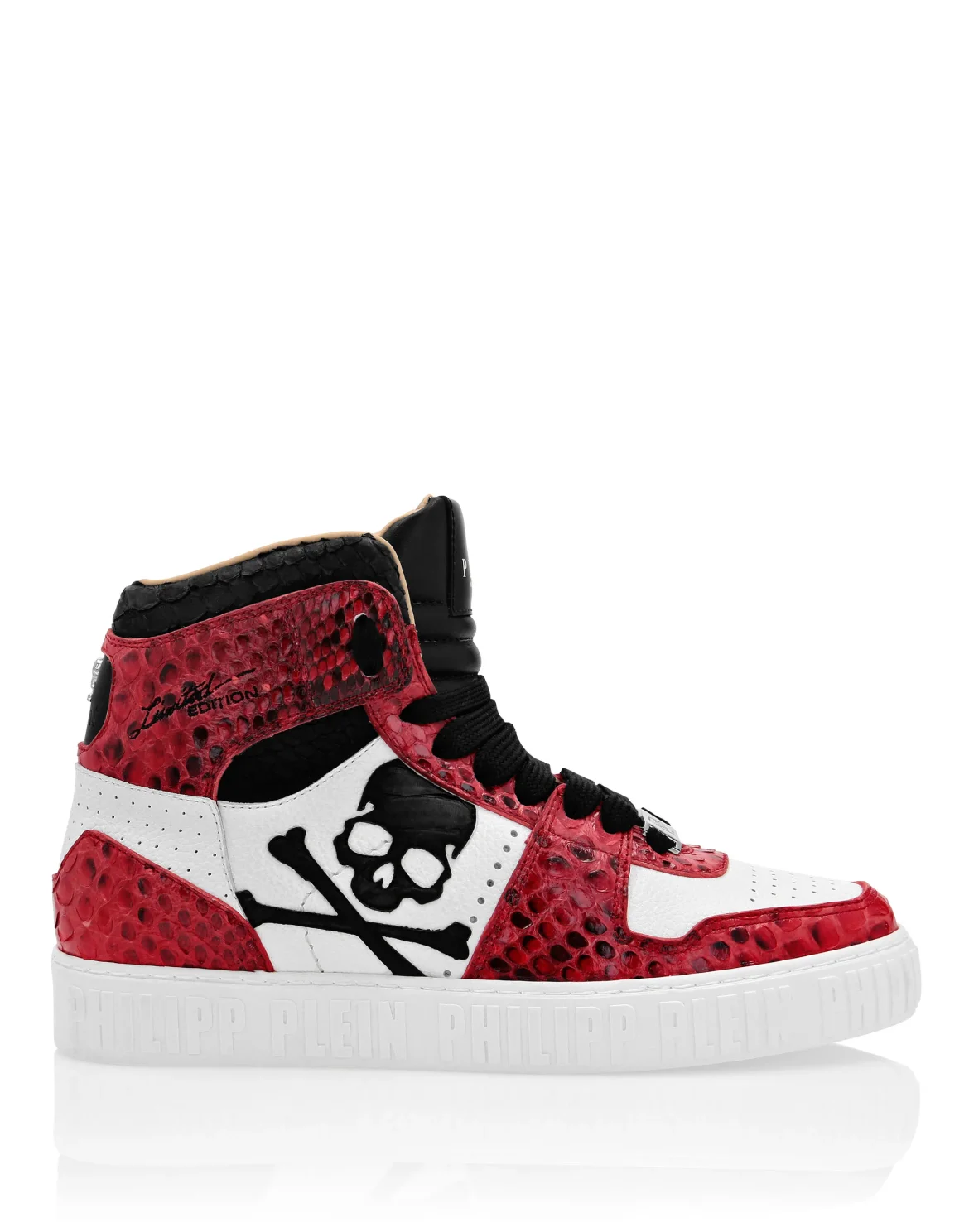 HI-TOP SNEAKERS NOTORIOUS PYTHON SKULL, цвет: Белый