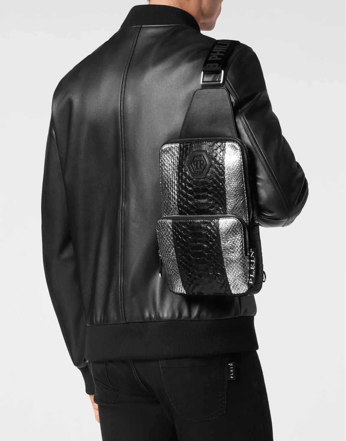 Python Cross Body Bag, цвет: Черный