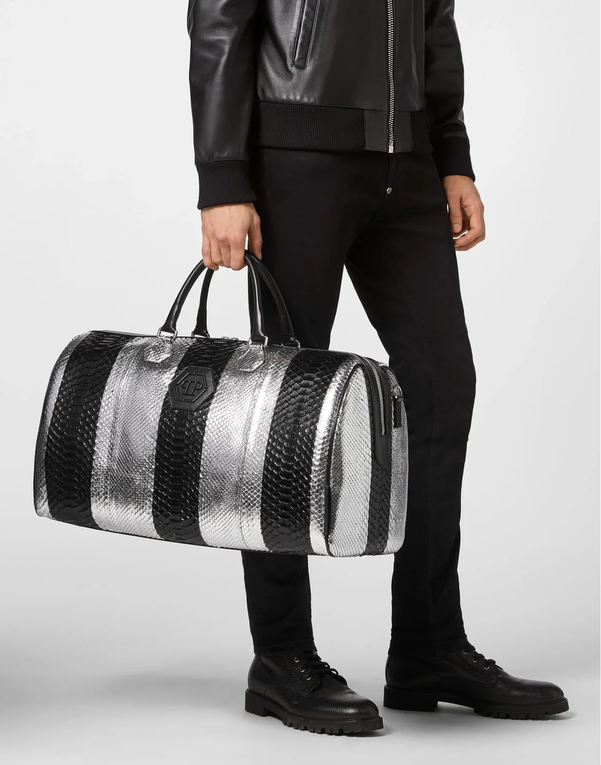Python Handle Bag, цвет: Черный