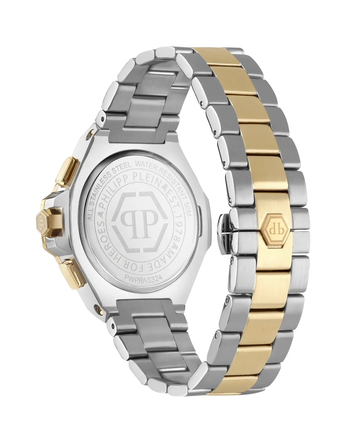 Stainless Steel Watch, цвет: Золотой