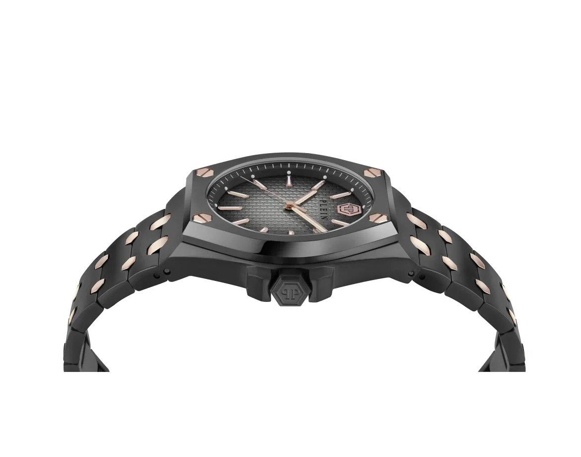 Stainless Steel Watch, цвет: Черный