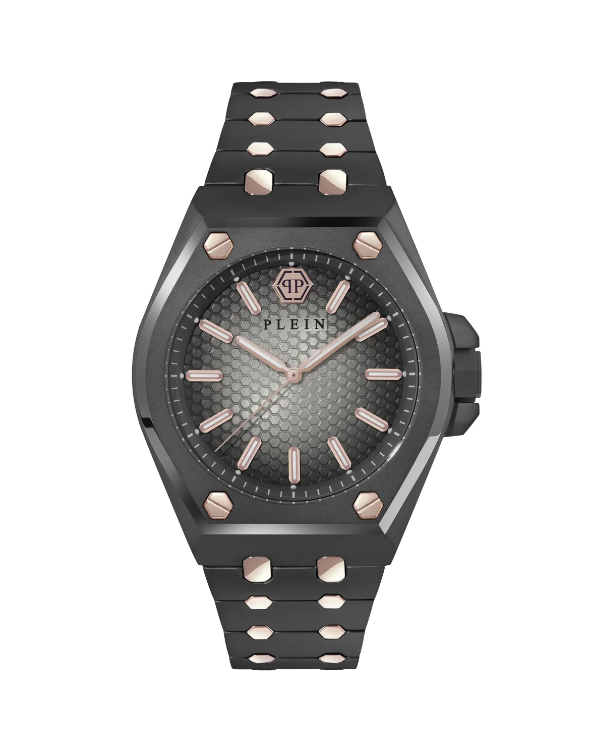 Stainless Steel Watch, цвет: Черный