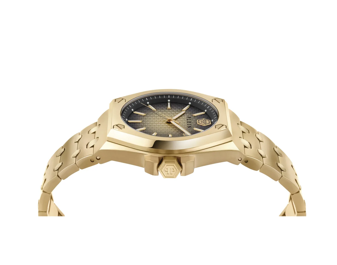 Stainless Steel Watch, цвет: Золотой