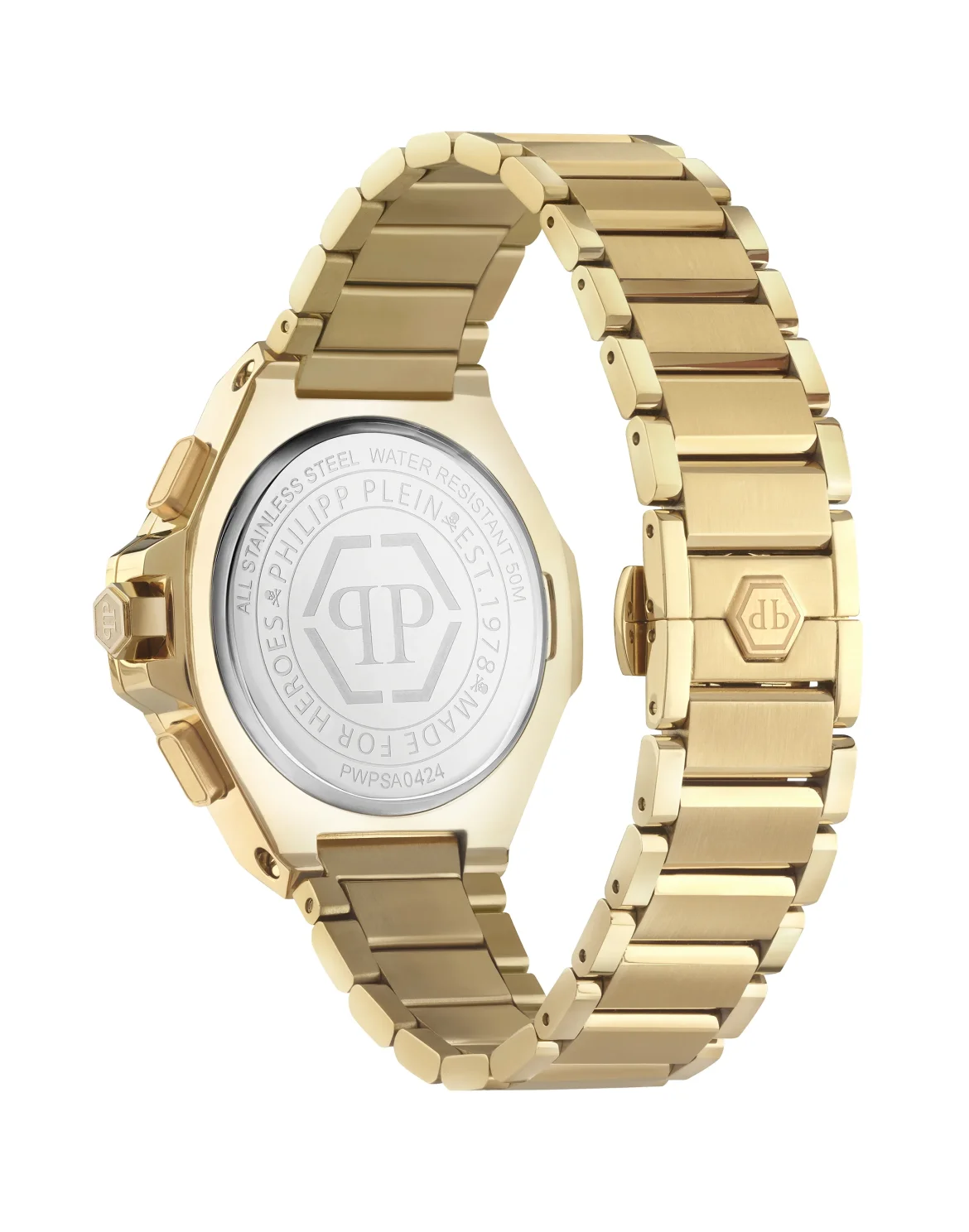 Stainless Steel Watch, цвет: Золотой